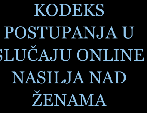 Kodeks postupanja u slučaju online nasilja nad ženama