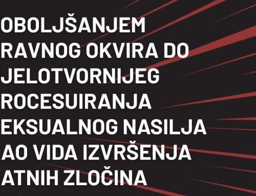 Objavljen izvještaj “Poboljšanjem pravnog okvira do djelotvornijeg procesuiranja seksualnog nasilja kao vida izvršenja ratnih zločina”