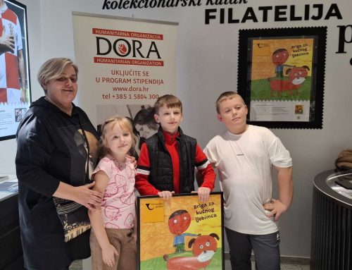Od izbjeglištva do poštanske marke: Timofijev crtež putuje Hrvatskom, a učiteljica Slavica širi krug dobrote